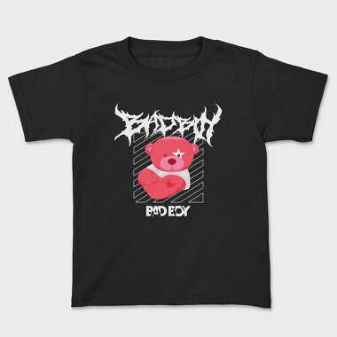 Bad Boy Bear, Kids' T-Shirt