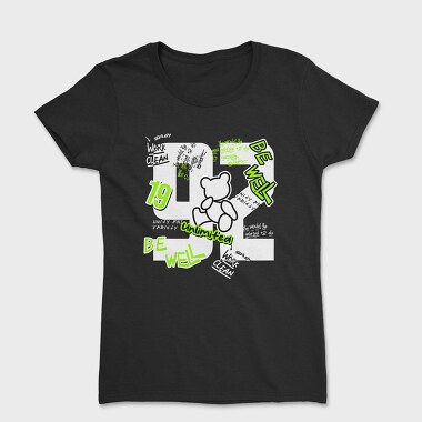 Be Well Bear, Women's T-Shirt