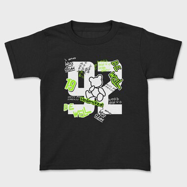 Be Well Bear, Kids' T-Shirt