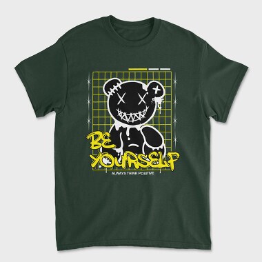 Be Yourself Bear, Unisex Men's T-Shirt