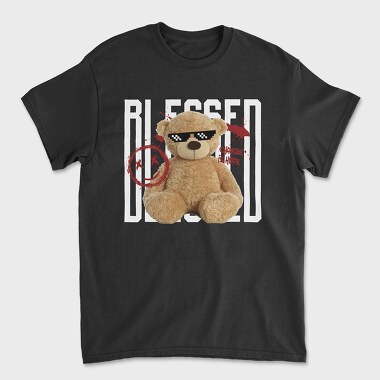 Unisex Men's T-Shirt, Blessed Bear