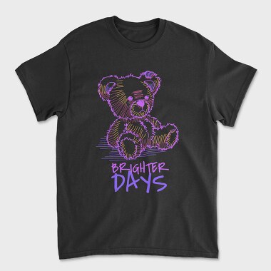 Brighter Days Bear, Unisex Men's T-Shirt