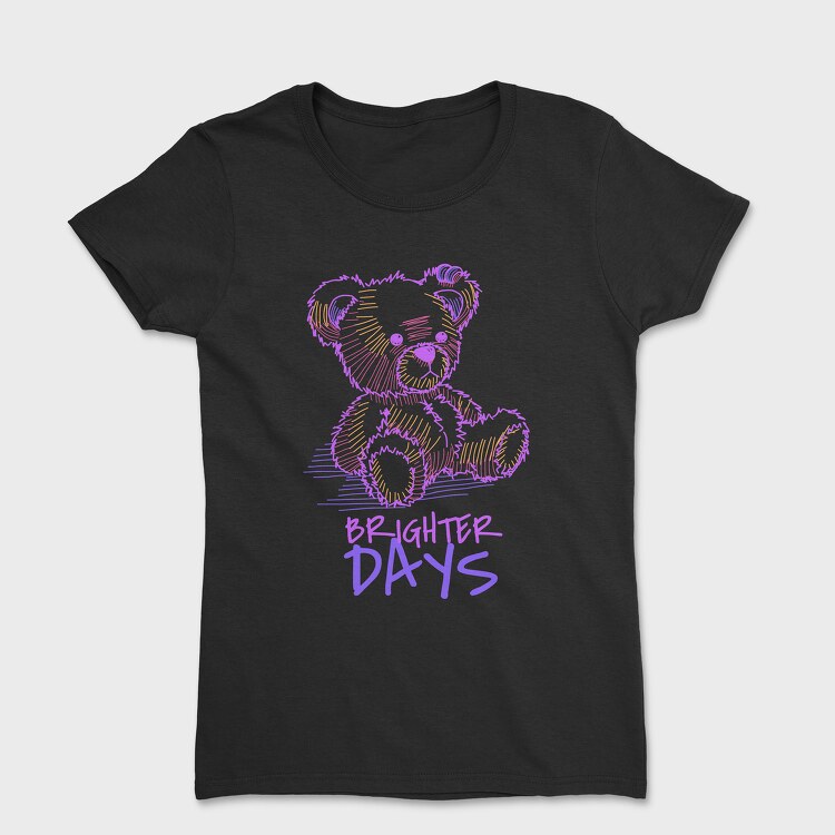 Brighter Days Bear, Women's T-Shirt