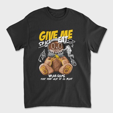 Give Me Space Bear, Unisex Men's T-Shirt
