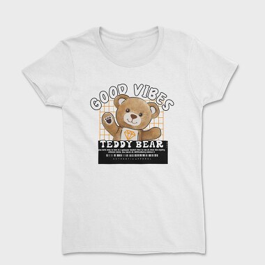 Good Vibes Bear, Women's T-Shirt