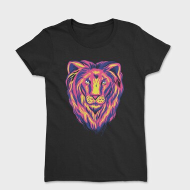 Colorful Lion, Women's T-Shirt