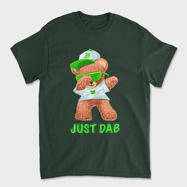 Unisex Men's T-Shirt, Just Dab Bear