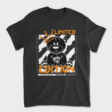 Limited Edition Bear, Unisex Men's T-Shirt