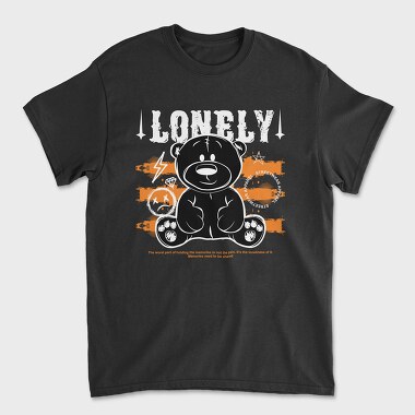 Lonely Teddy Bear, Unisex Men's T-Shirt