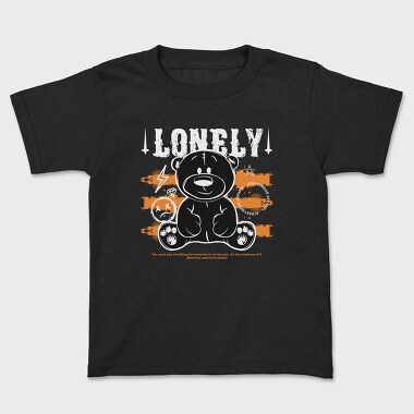 Lonely Teddy Bear, Kids' T-Shirt