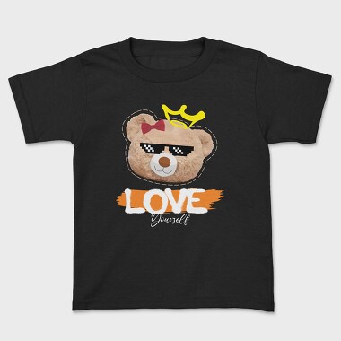 Love Yourself Bear, Kids' T-Shirt