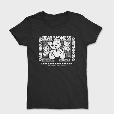 Overthinking Bear, Women's T-Shirt