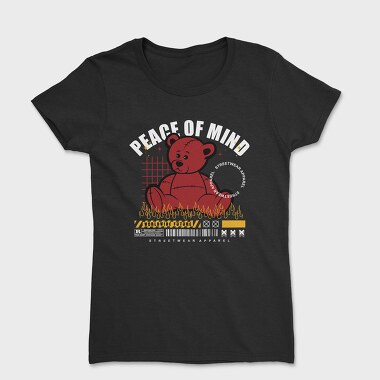 Peace of Mind Bear, Women's T-Shirt
