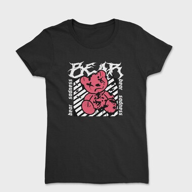 Sadness Bear, Women's T-Shirt