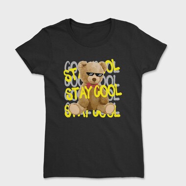 Stay Cool Bear, Women's T-Shirt