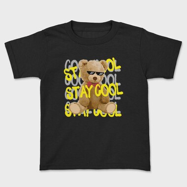 Stay Cool Bear, Kids' T-Shirt