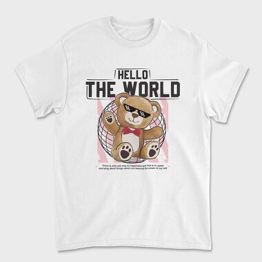 The World Bear, Unisex Men's T-Shirt