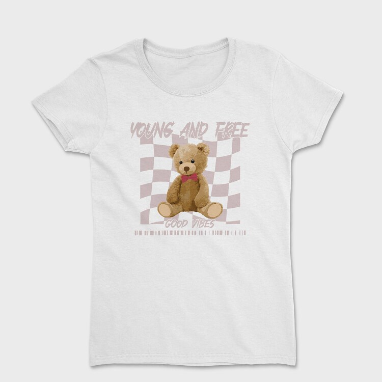 Young and Free Bear, Дамска Тениска