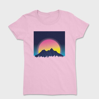 Neon Landscape, Women's T-Shirt