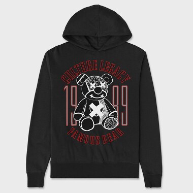 Culture Legacy Bear, Unisex Men's Hoodie