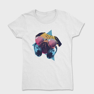 Retro Pug, Women's T-Shirt