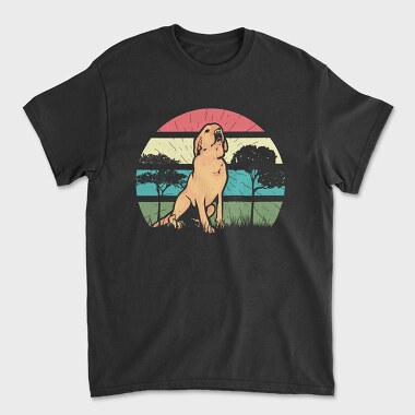 Unisex Men's T-Shirt, Retro Retriever