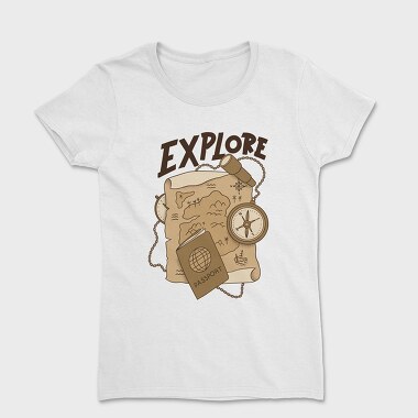 Vintage Explore, Women's T-Shirt