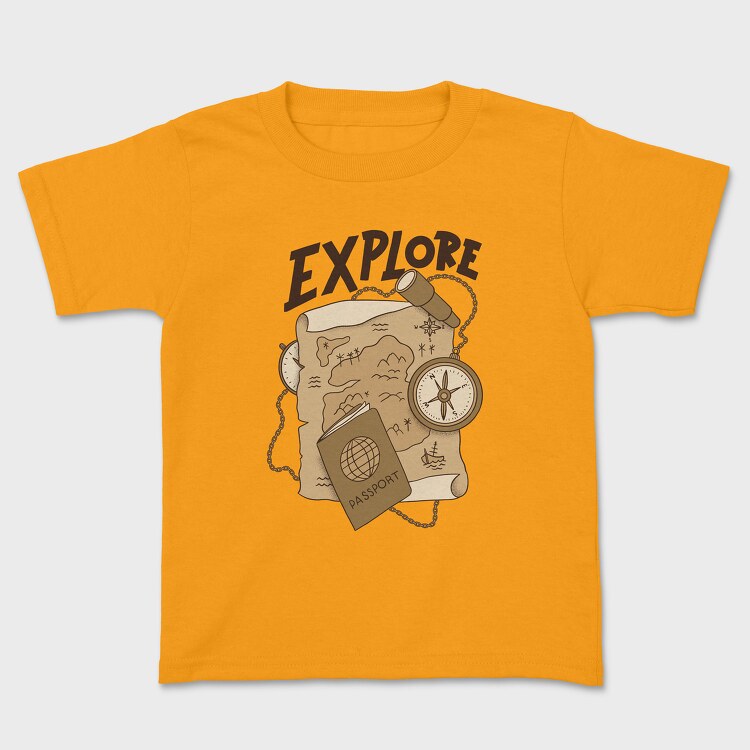 Vintage Explore, Детска Тениска