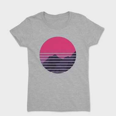 Retro Mountain, Women's T-Shirt