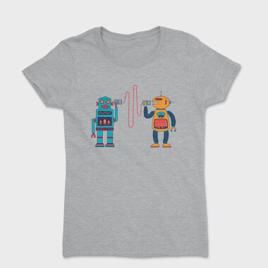 Robots Walkie Talkie, Women's T-Shirt