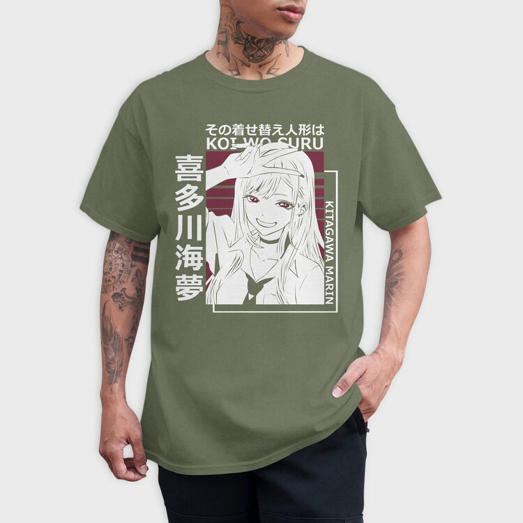 Warning Bear, Unisex Men's T-Shirt