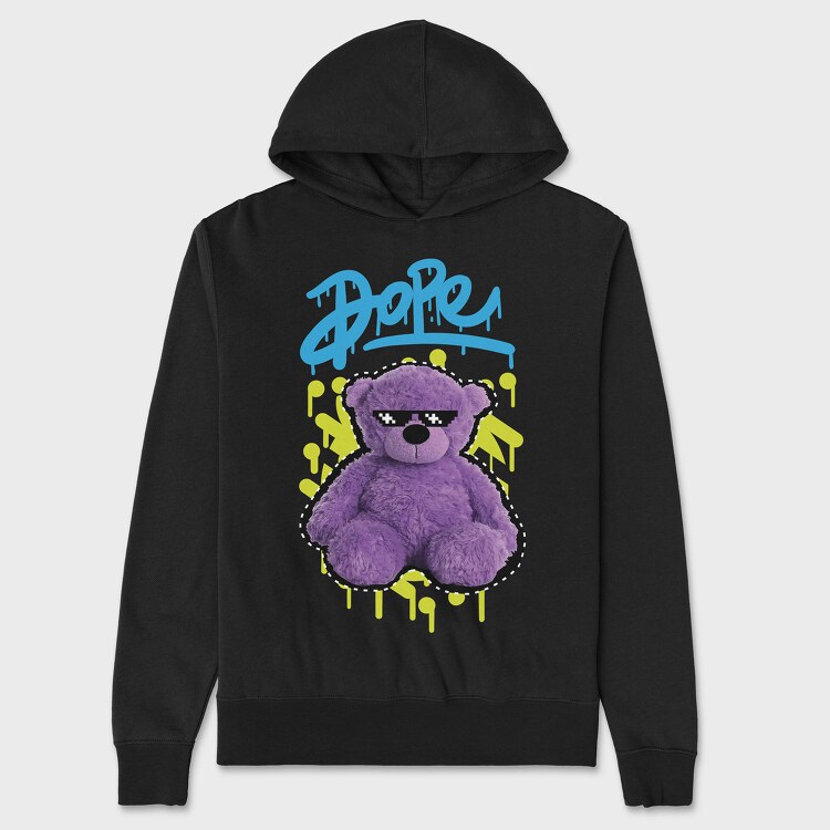 Dope Bear, Unisex Men's Hoodie