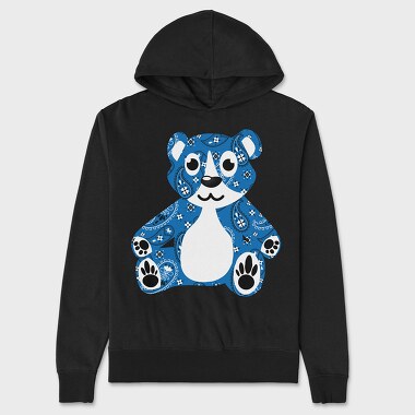 Street Bear, Unisex Men's Hoodie