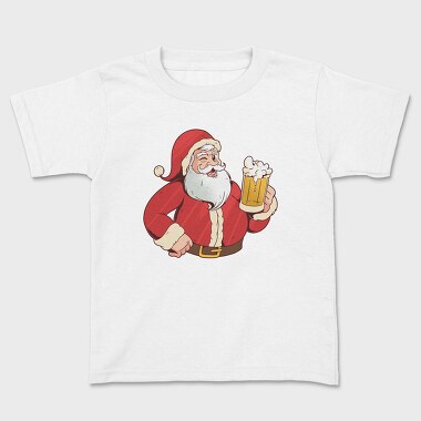 Santa Beer, Kids' T-Shirt