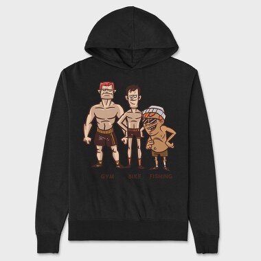 Gym, Unisex Men's Hoodie