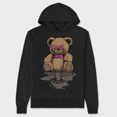 Broken Culture Bear, Unisex Men's Hoodie