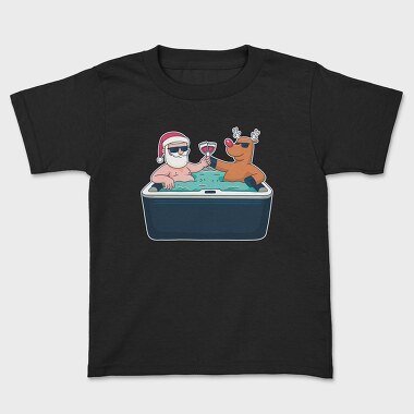 Jacuzzi Christmas, Kids' T-Shirt