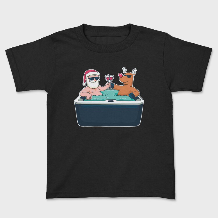 Jacuzzi Christmas, Kids' T-Shirt
