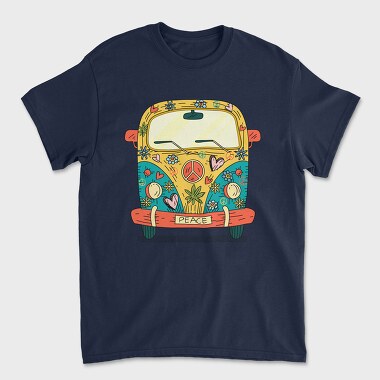 Hippie Van, Unisex Men's T-Shirt