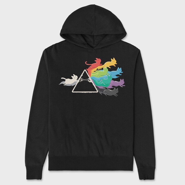 Prisma Cats, Unisex Men's Hoodie