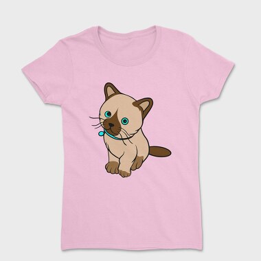 Blue Eyes Cat, Women's T-Shirt