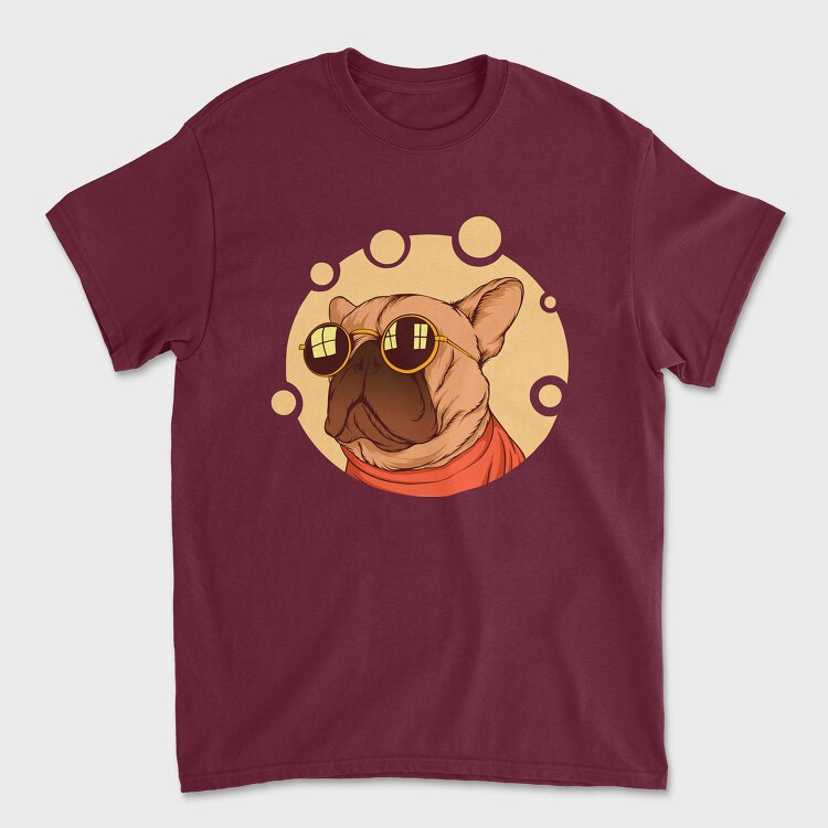 Cool Dog 4, Unisex Men's T-Shirt