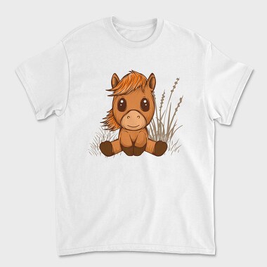 Cute Horse, Unisex Men's T-Shirt