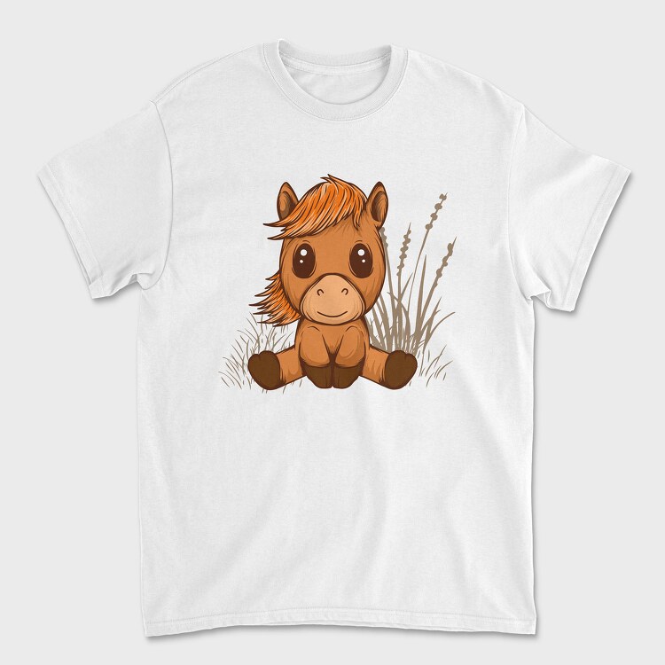 Cute Horse, Unisex Men's T-Shirt