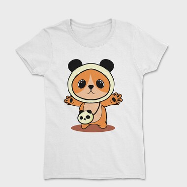 Cute Panda Costume, Women's T-Shirt