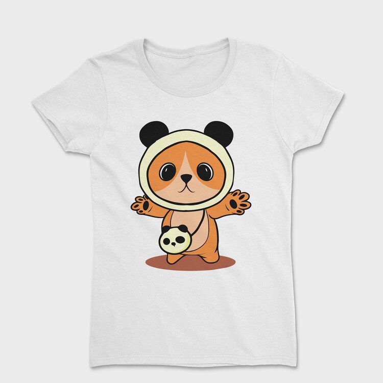 Cute Panda Costume, Women's T-Shirt