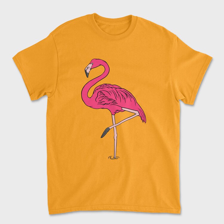 Flamingo, Unisex Men's T-Shirt