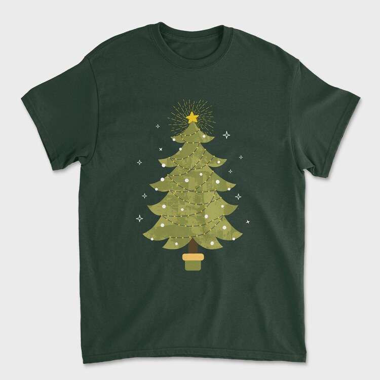 Christmas Tree, Унисекс Мъжка Тениска