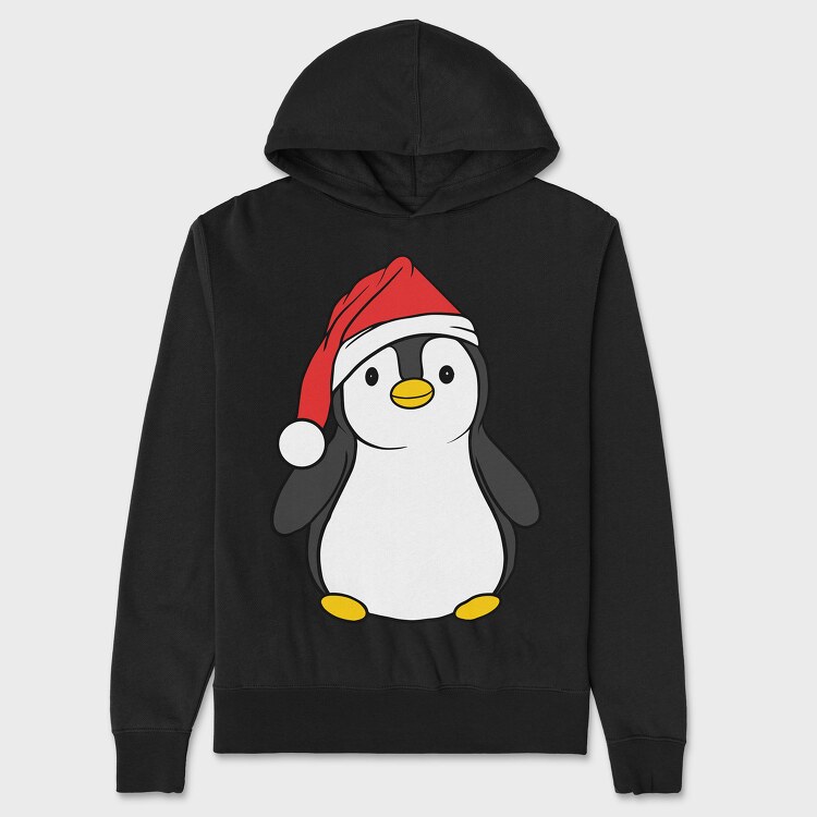 Christmas Penguin, Unisex Men's Hoodie