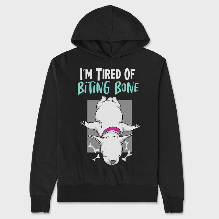 I Am Tired of Bitting Bone, Unisex Men's Hoodie